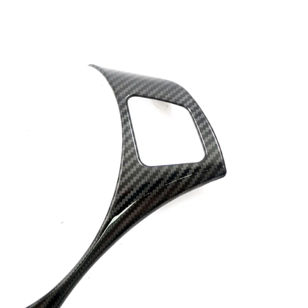 BMW E87 E90 E92 Osłona Kierownicy Naklejka Carbon - SKU E90 Steering Trim Carbon Look - Numer Części E90 Steering Trim Carbon Look