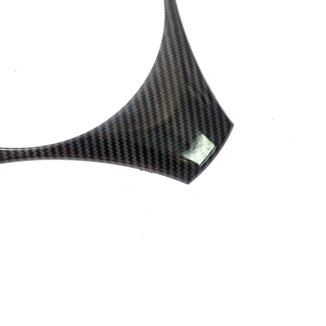 Trim Multifunction Steering Wheel Carbon Look to BMW E81 E87 E90 E91 E92 Cover with Part number E90 Steering Trim Carbon Look BMW E81 E87 E90 E91 E92 Cover Trim Multifunction Steering Wheel Carbon Look - SKU E90 Steering Trim Carbon Look - Part number E90 Steering Trim Carbon Look