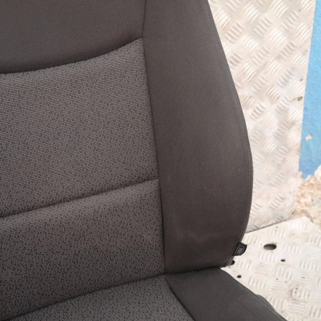  *BMW 3 er Stoff Fluid Anthracite Innensitze Sitze innen vorne hinten - SKU E91 Black Cloth Seats - Teilenummer E91