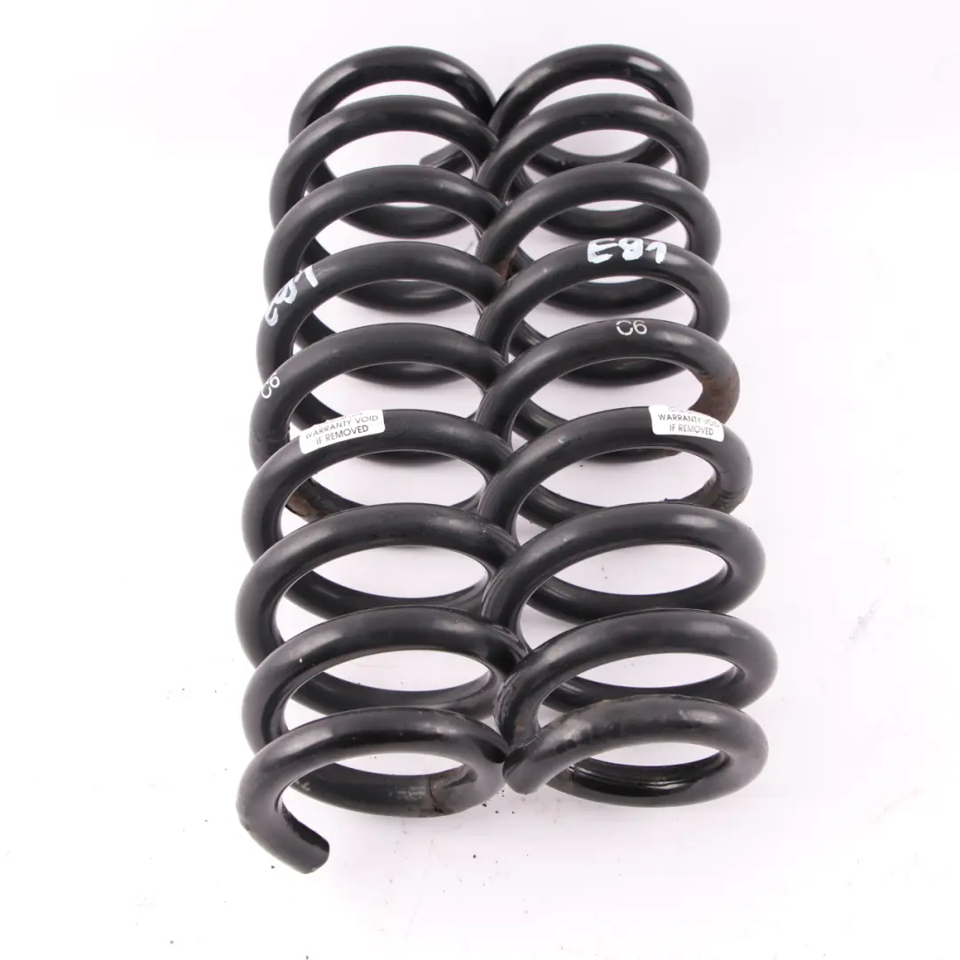BMW 3Er E91 Touring Hinterachs-Schraubenfeder-Set (Links/Rechts) - SKU E91-C6-Rear-Coil-Spring-Set - Teilenummer E91 C6