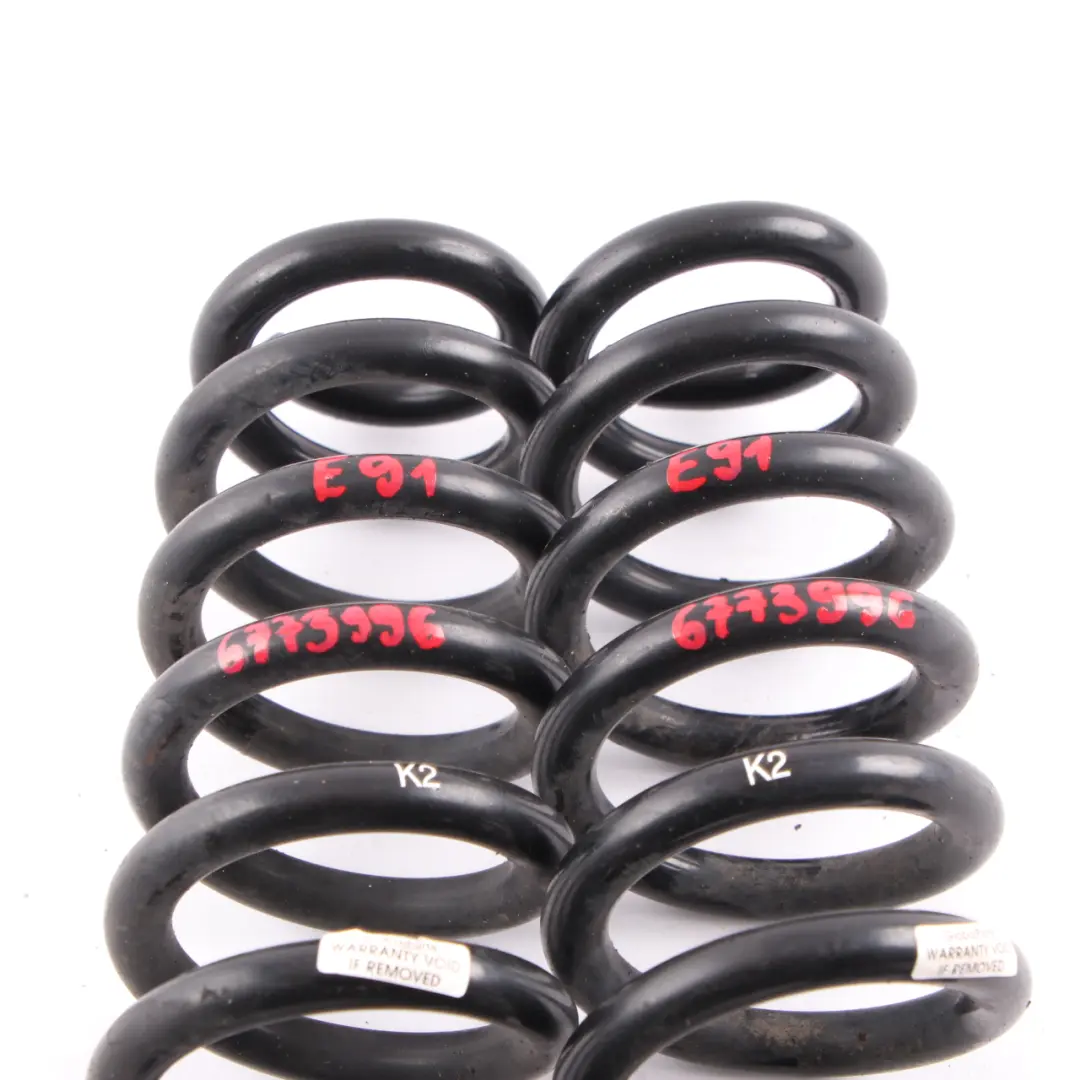  Coil Spring BMW E91 K2 Rear Left Right N/O/S Sport Coil Spring Suspension Set - SKU E91-K2-Rear-Coil-Spring-Set - Part number E91 K2 Rear Coil Spring Set
