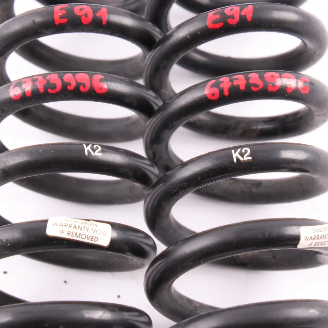  Coil Spring BMW E91 K2 Rear Left Right N/O/S Sport Coil Spring Suspension Set - SKU E91-K2-Rear-Coil-Spring-Set - Part number E91 K2 Rear Coil Spring Set
