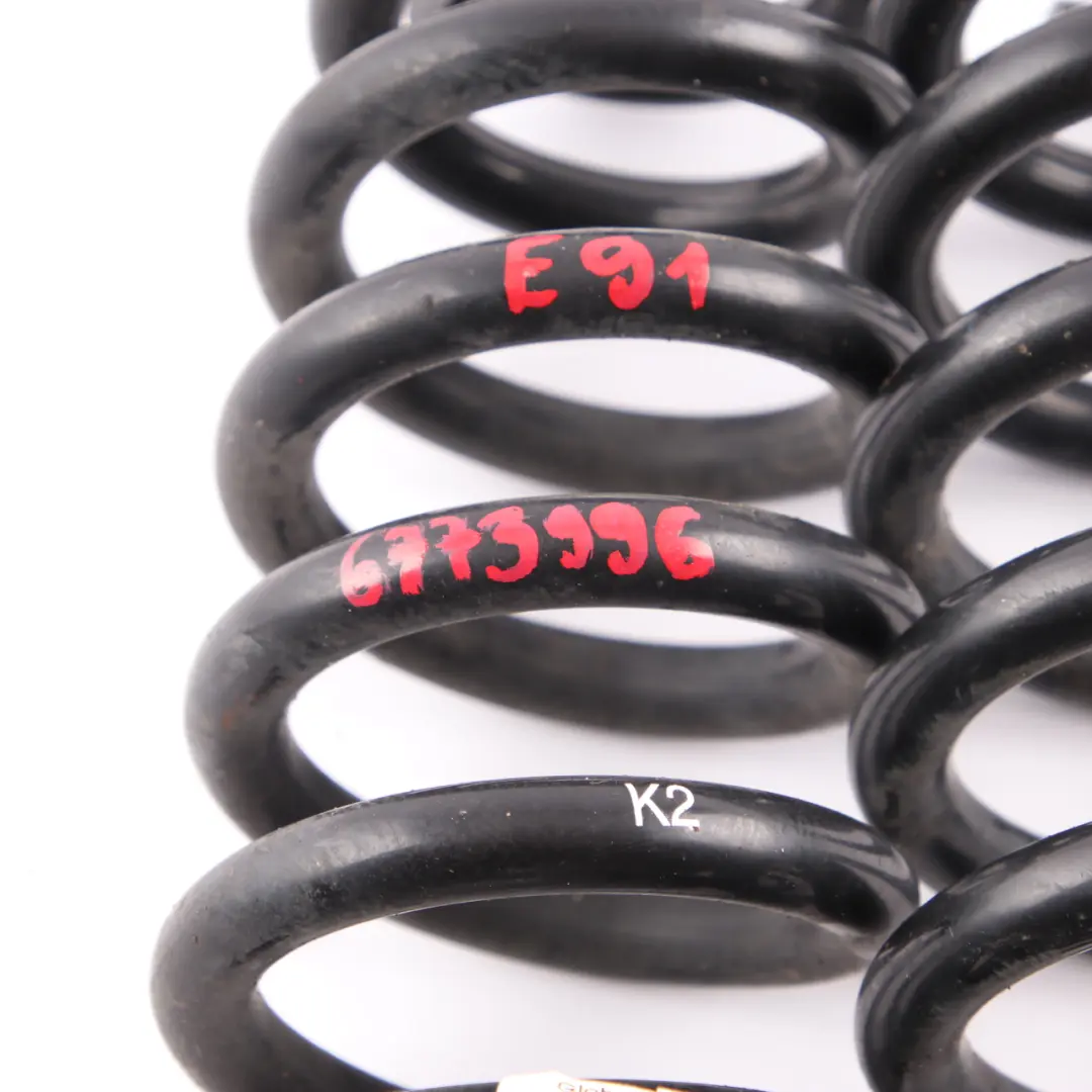  Coil Spring BMW E91 K2 Rear Left Right N/O/S Sport Coil Spring Suspension Set - SKU E91-K2-Rear-Coil-Spring-Set - Part number E91 K2 Rear Coil Spring Set