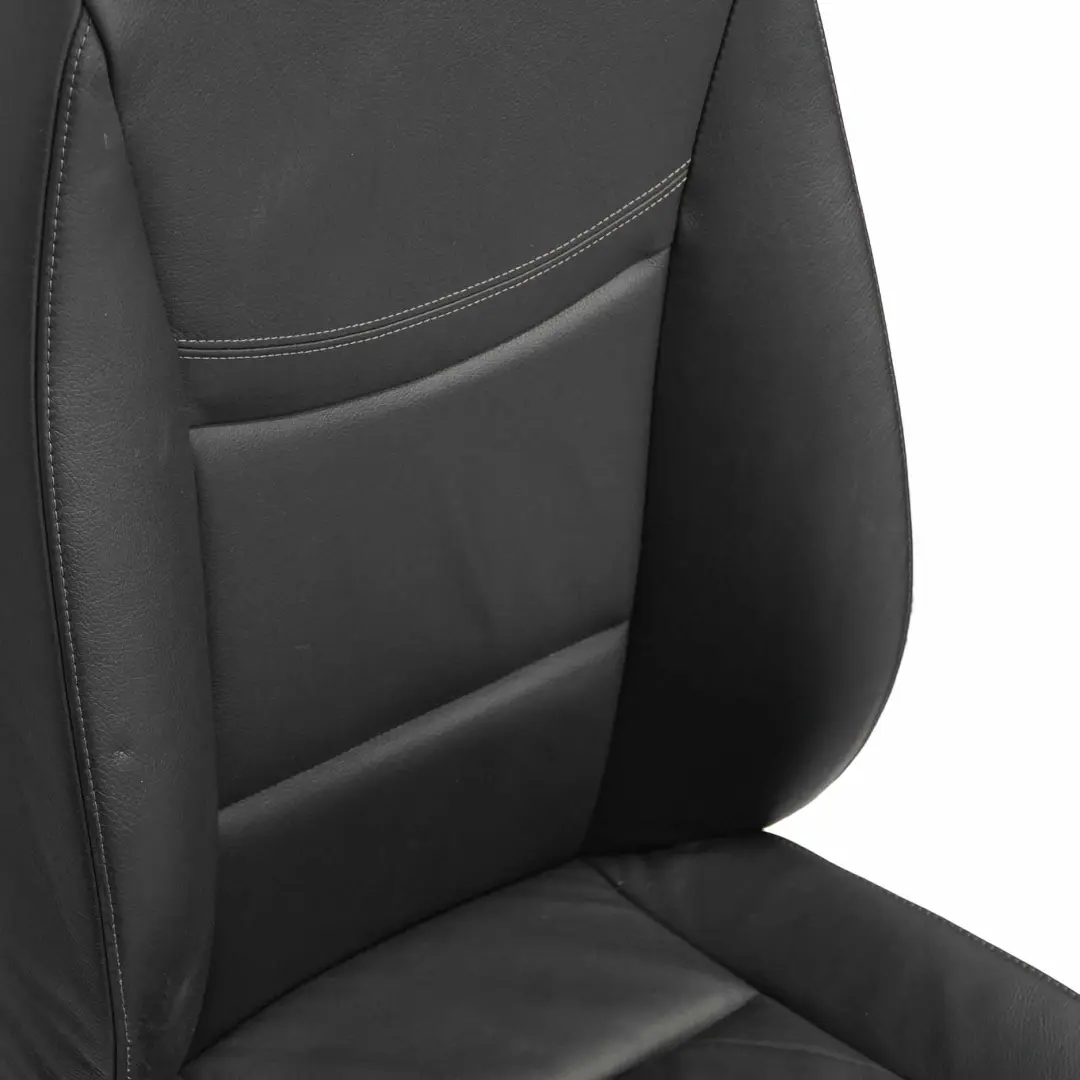 BMW E91 LCI Komplet Foteli Fotele Czarna Skóra - SKU E91 LCI Black Leather Seats - Numer Części E91 LCI Black Leather Seats
