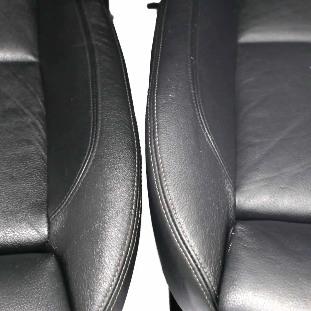 BMW E91 LCI Kombi Fotele Czarna Skóra Sport - SKU E91 LCI M SPORT Black Leather Seats-1 - Numer Części 7246853
