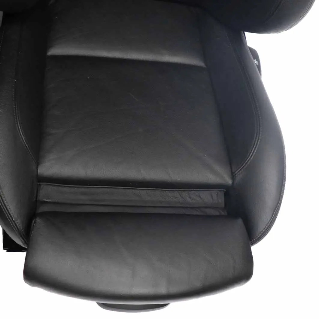 BMW E91 LCI Kombi Fotele Czarna Skóra Sport - SKU E91 LCI M SPORT Black Leather Seats-1 - Numer Części 7246853