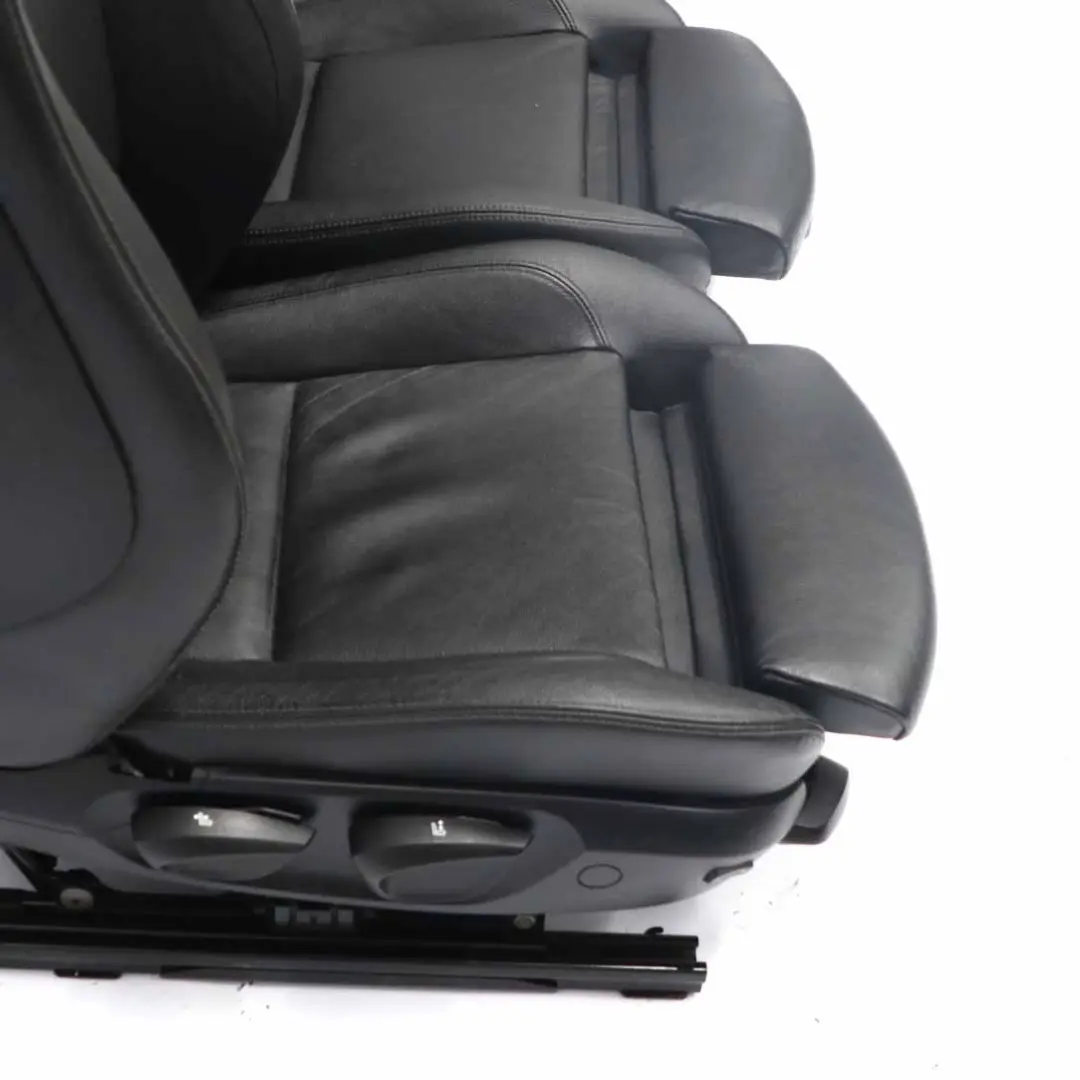 BMW E91 LCI Kombi Fotele Czarna Skóra Sport - SKU E91 LCI M SPORT Black Leather Seats-1 - Numer Części 7246853