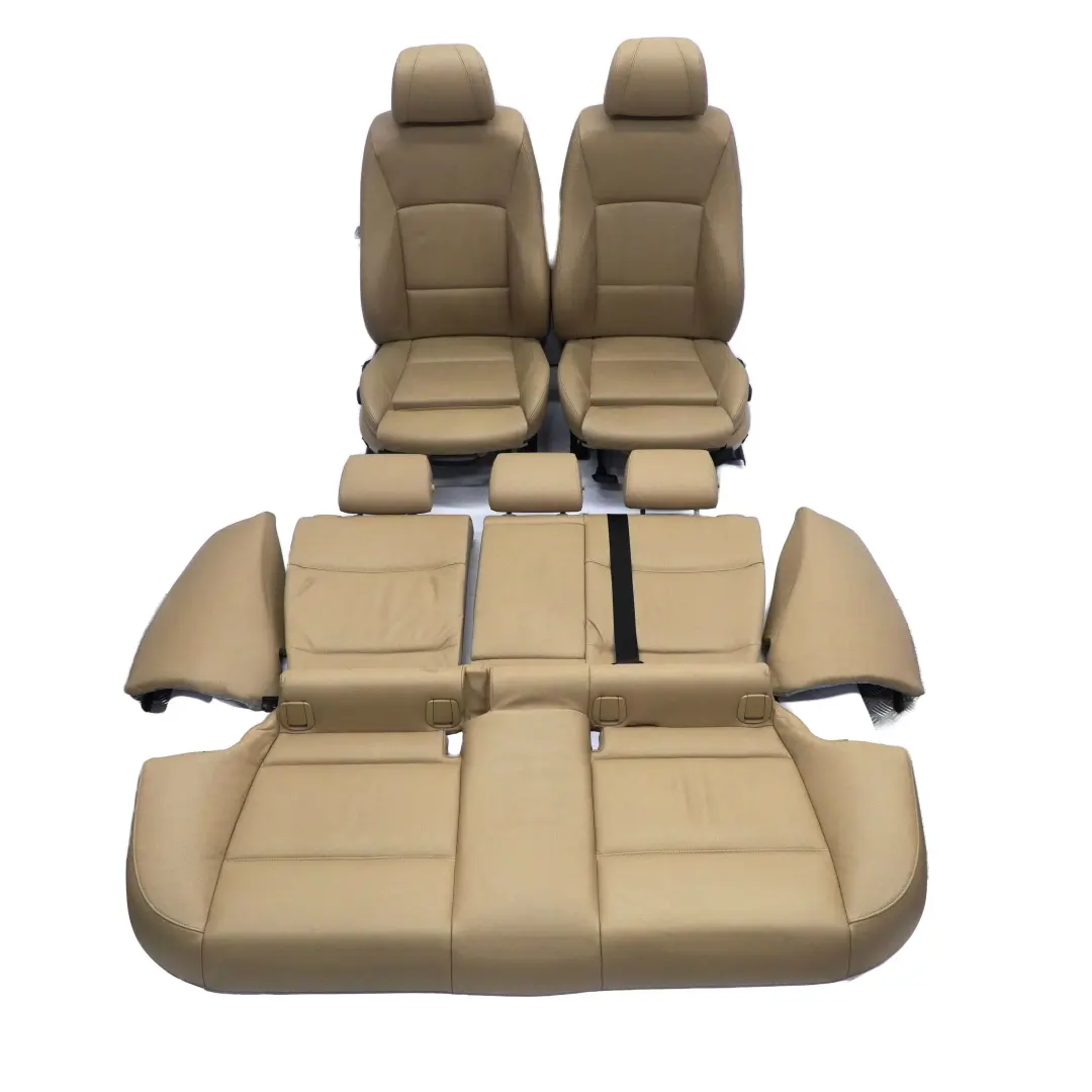 BMW Fotele Fotel Kanapa Beżowa Skóra Sport - SKU E91 M Sport Seats Beige Leather - Numer Części E91