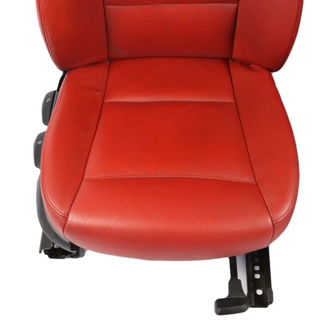 Seats BMW 3 Series Touring Red Leather Interior Front Rear Seat Door Cards to with Part number E91 Seats BMW 3 Series Touring Red Leather Interior Front Rear Seat Door Cards - SKU E91 Red Leather Seats - Part number E91