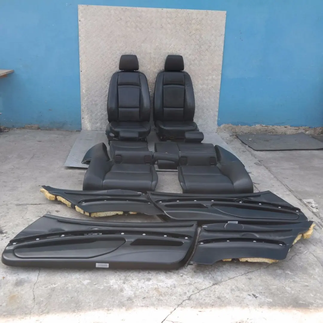 Heated Black Leather Interior Seats With Door Cards to BMW 3 SERIES with Part number E92 BMW 3 SERIES Heated Black Leather Interior Seats With Door Cards - SKU E92 Heated Black Leather Seats - 1 - Part number E92