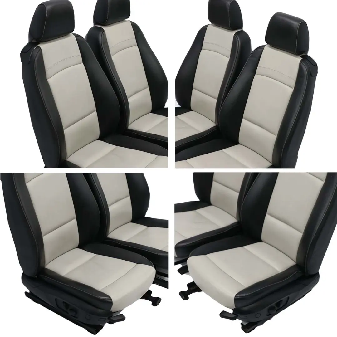BMW Sedili Pelle Nera/Grigia Frontale Elettrici Senza Pannelli - SKU E92 Leather Seats - Numero di parte E92