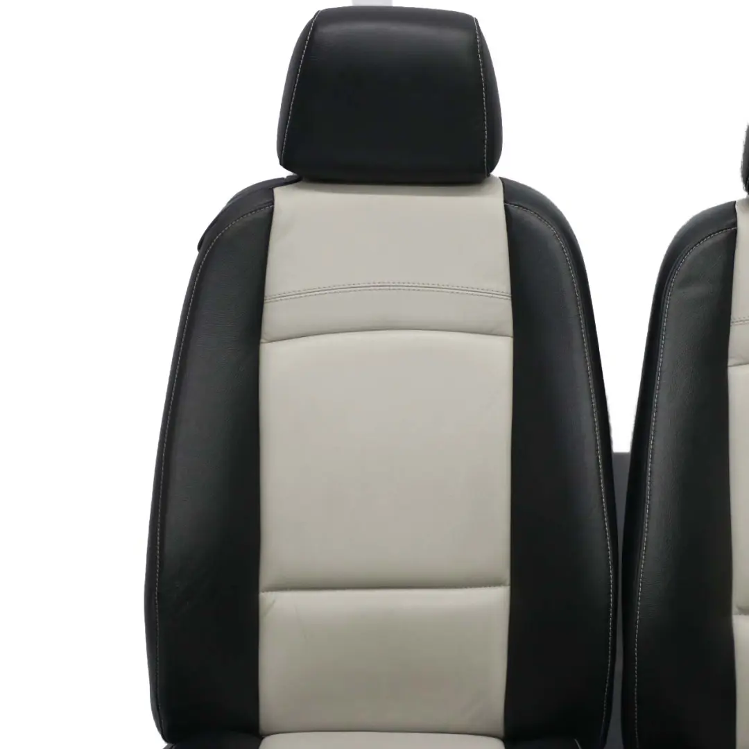 BMW Sedili Pelle Nera/Grigia Frontale Elettrici Senza Pannelli - SKU E92 Leather Seats - Numero di parte E92