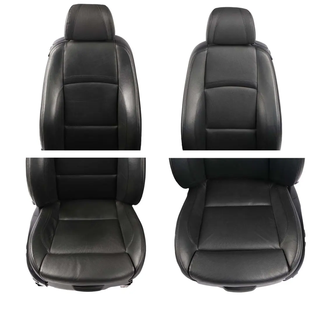 BMW M Sport Black Leather Interior Electric Memory Seats Seat Door Cards - SKU E92 M Sport Black Leather Seats - Part number E92