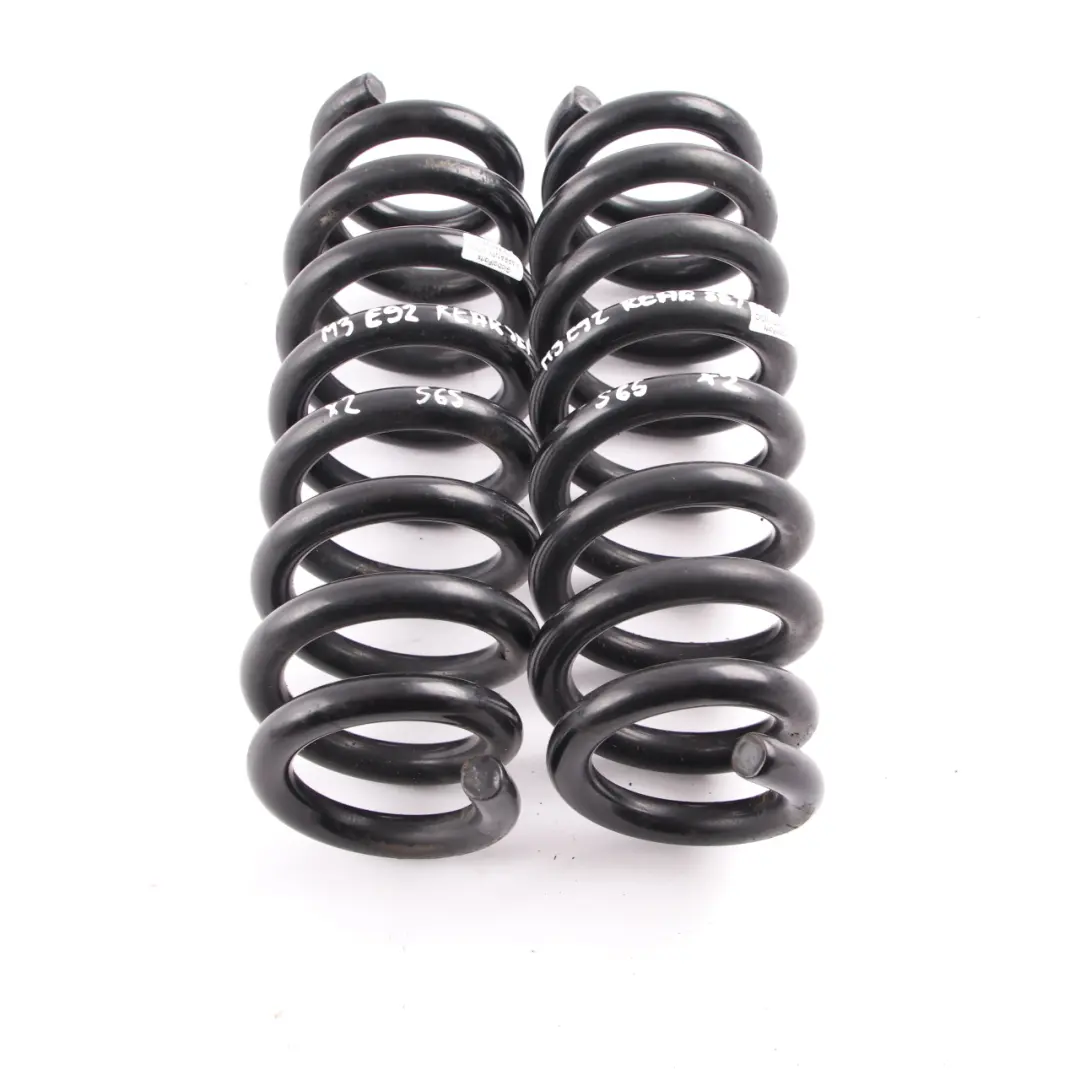 Coil Spring Set BMW E92 Coupe M3 S65 X2 Rear Left Right N/O/S Suspension Spring to with Part number E92 M3 S65 X2 Coil Spring Set BMW E92 Coupe M3 S65 X2 Rear Left Right N/O/S Suspension Spring - SKU E92 M3 X2 Rear Coil Spring Set - Part number E92 M3 S65 X2