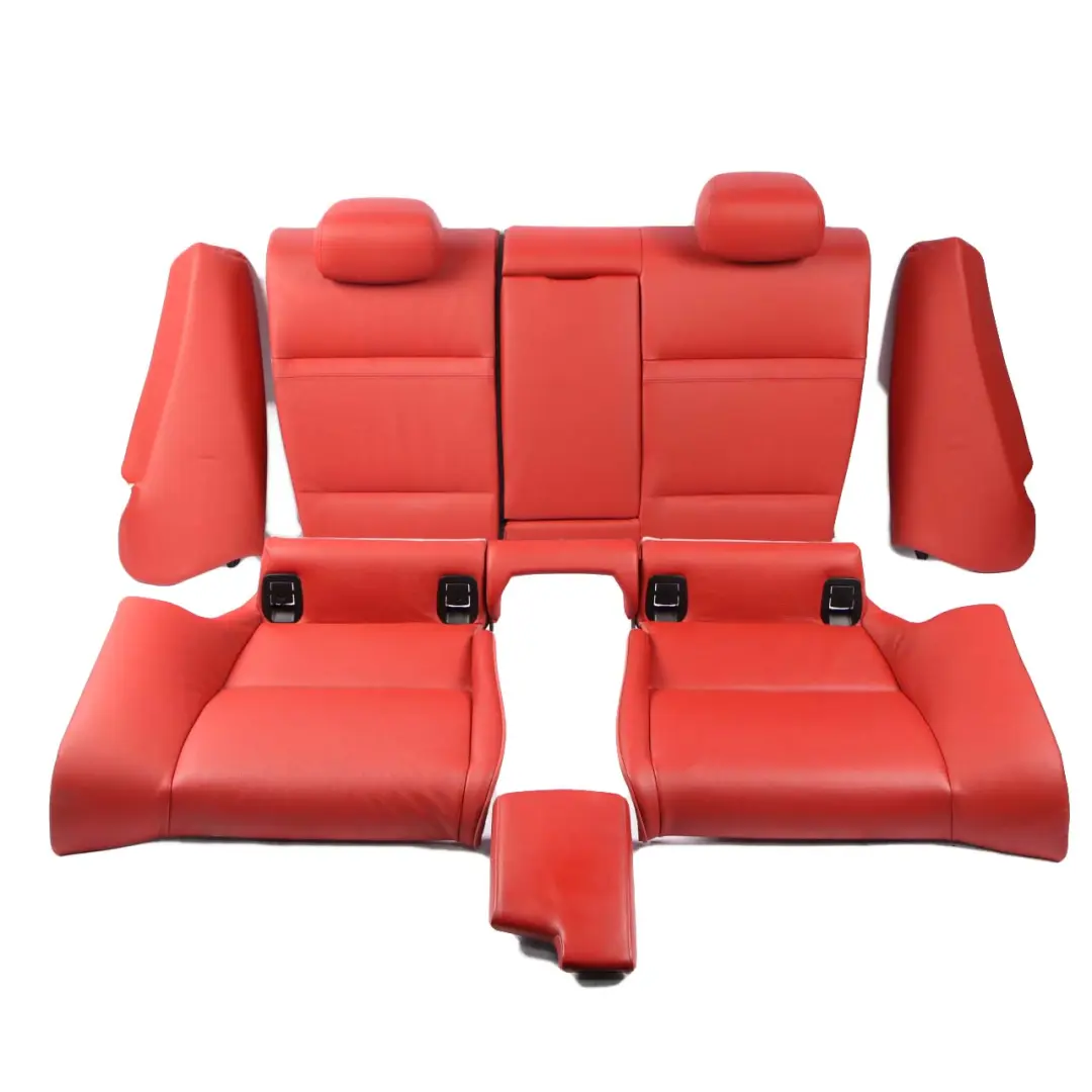 BMW 3 Series E92 Coupe Red Leather Interior Seats Seat With Door Cards Memory - SKU E92 Red Leather Seats - Part number 7253239