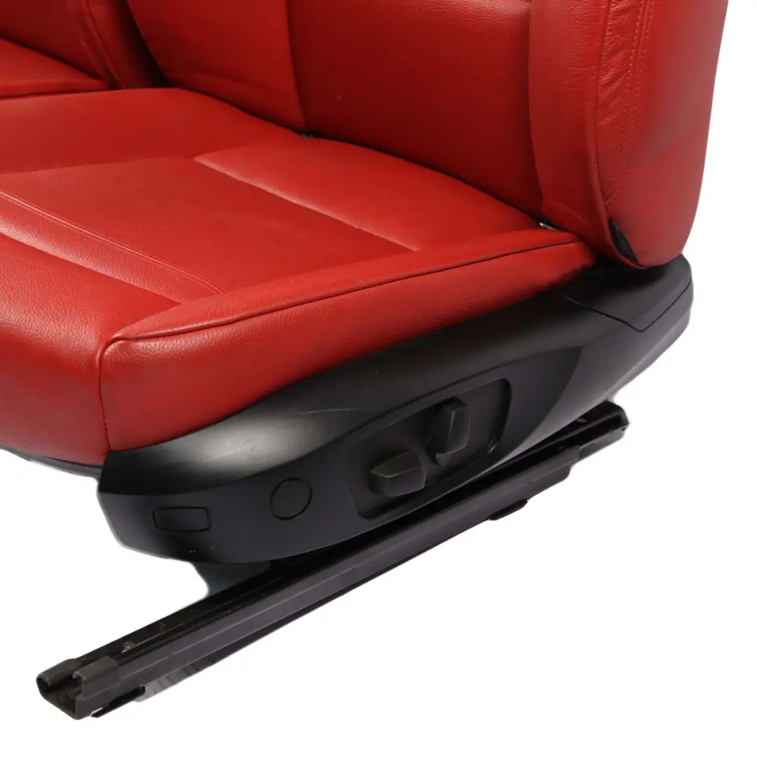 BMW 3 Series E92 Coupe Red Leather Interior Seats Seat With Door Cards Memory - SKU E92 Red Leather Seats - Part number 7253239