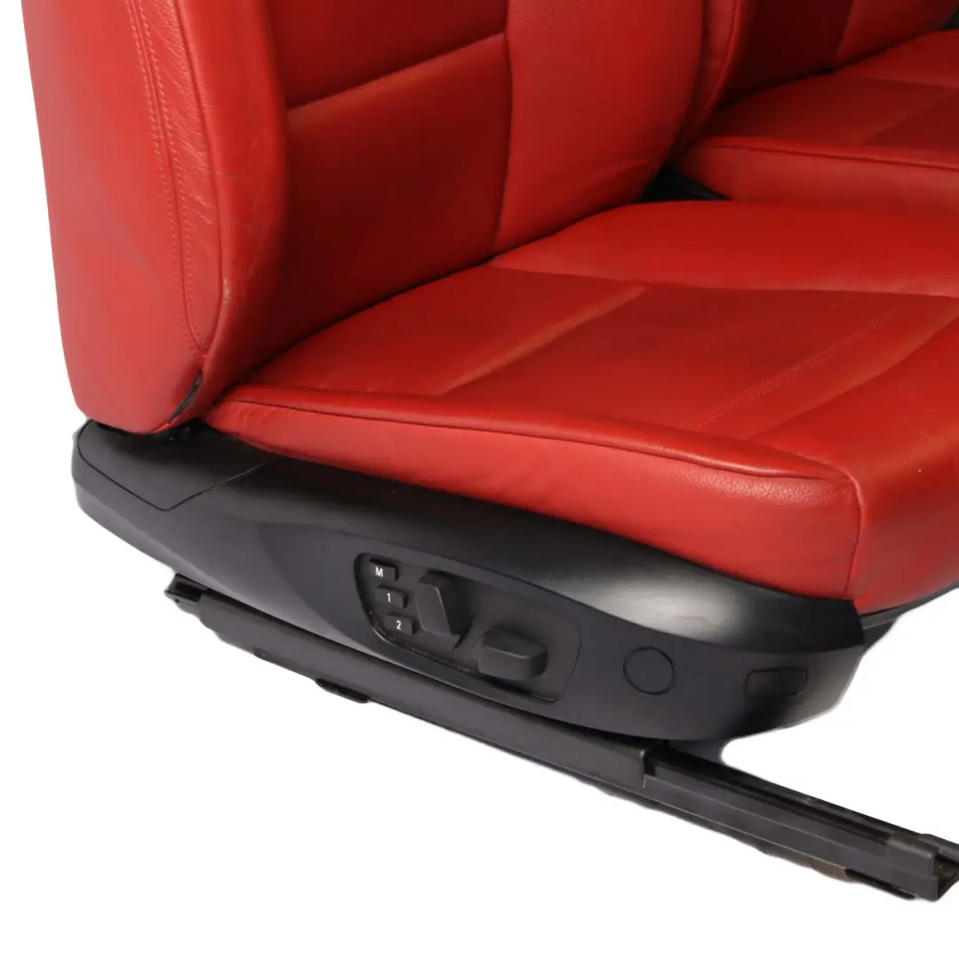 Leather Interior Seats Seat With Door Cards Memory to BMW 3 Series E92 Coupe Red with Part number 7253239 BMW 3 Series E92 Coupe Red Leather Interior Seats Seat With Door Cards Memory - SKU E92 Red Leather Seats - Part number 7253239
