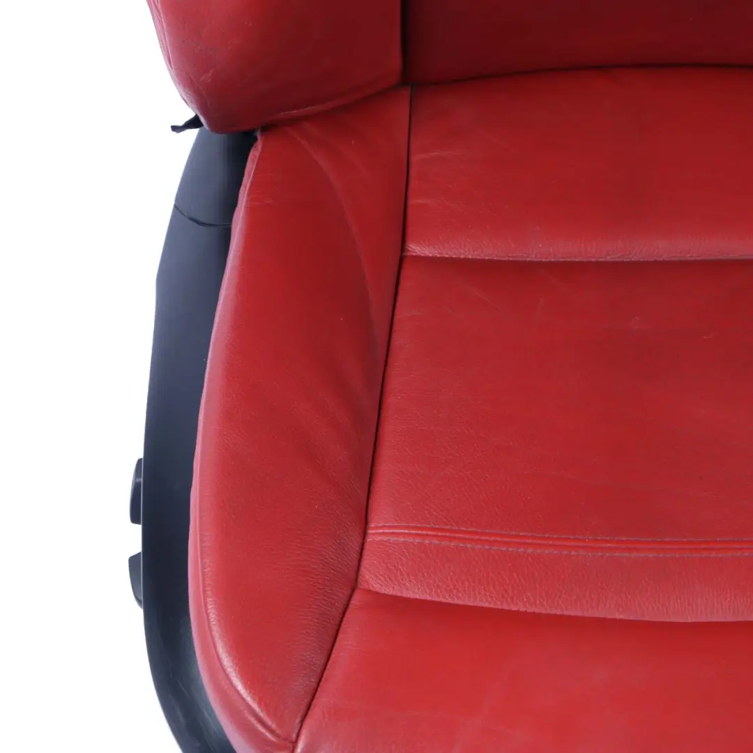 BMW 3 Series E92 Coupe Red Leather Interior Seats Seat With Door Cards Memory - SKU E92 Red Leather Seats - Part number 7253239