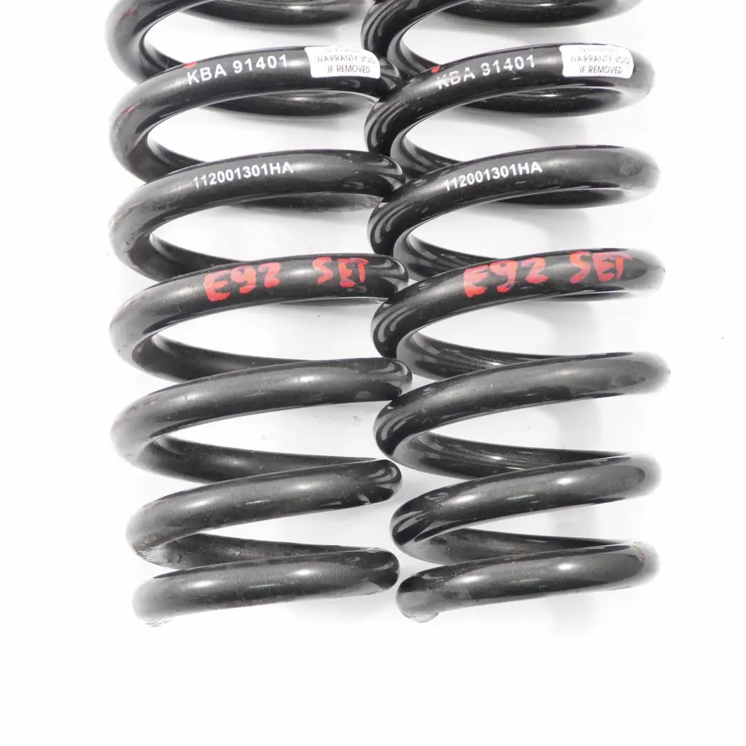 BMW E92 Eibach KBA 91401 Sprężyny Zawieszenia Tył - SKU E92 Sport Eibach KBA 91401 - Numer Części E92 KBA 91401