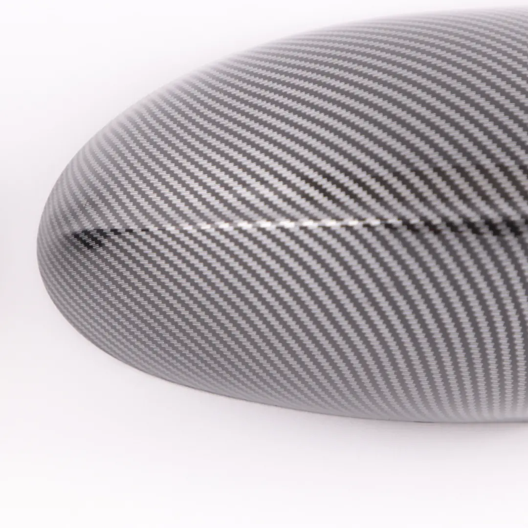 BMW Wing Mirror Cover Left Right Cap N/O/S Casing Carbon Look Set - SKU E92 Wing Mirror Cover Set-1 - Part number E92