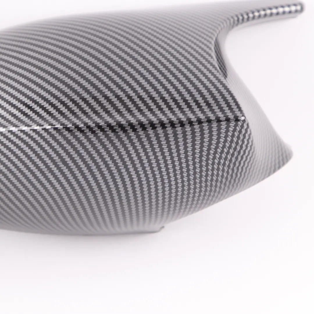 BMW Wing Mirror Cover Left Right Cap N/O/S Casing Carbon Look Set - SKU E92 Wing Mirror Cover Set-1 - Part number E92