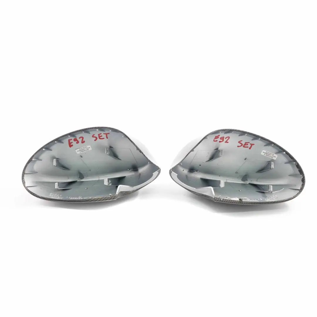 Außenspiegel Abdeckung Links Rechts Kappe Gehäuse Carbon Look Set BMW - SKU E92 Wing Mirror Cover Set-2 - Teilenummer E92