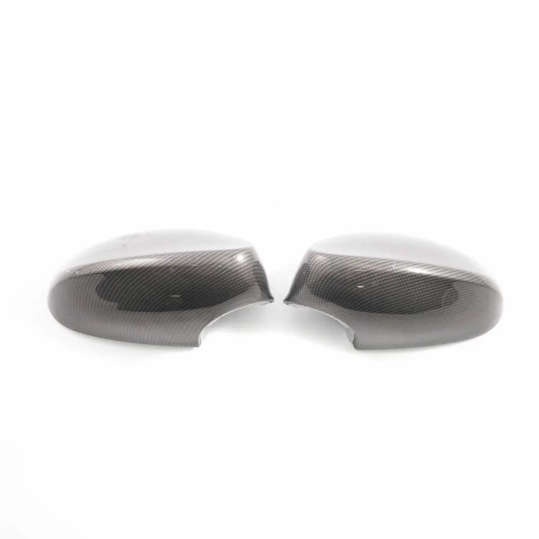 BMW Wing Mirror Cover Left Right Cap N/O/S Casing Carbon Look Set - SKU E92 Wing Mirror Cover Set-2 - Part number E92
