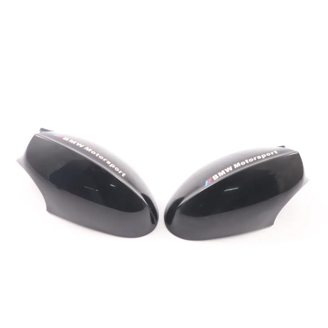  Tapa Espejo BMW E92 E93 Tapa Carcasa Izquierda Derecha Juego Negro - SKU E92-Wing-Mirror-Cover-Set-3 - Número de pieza E92 Wing Mirror Cover Set