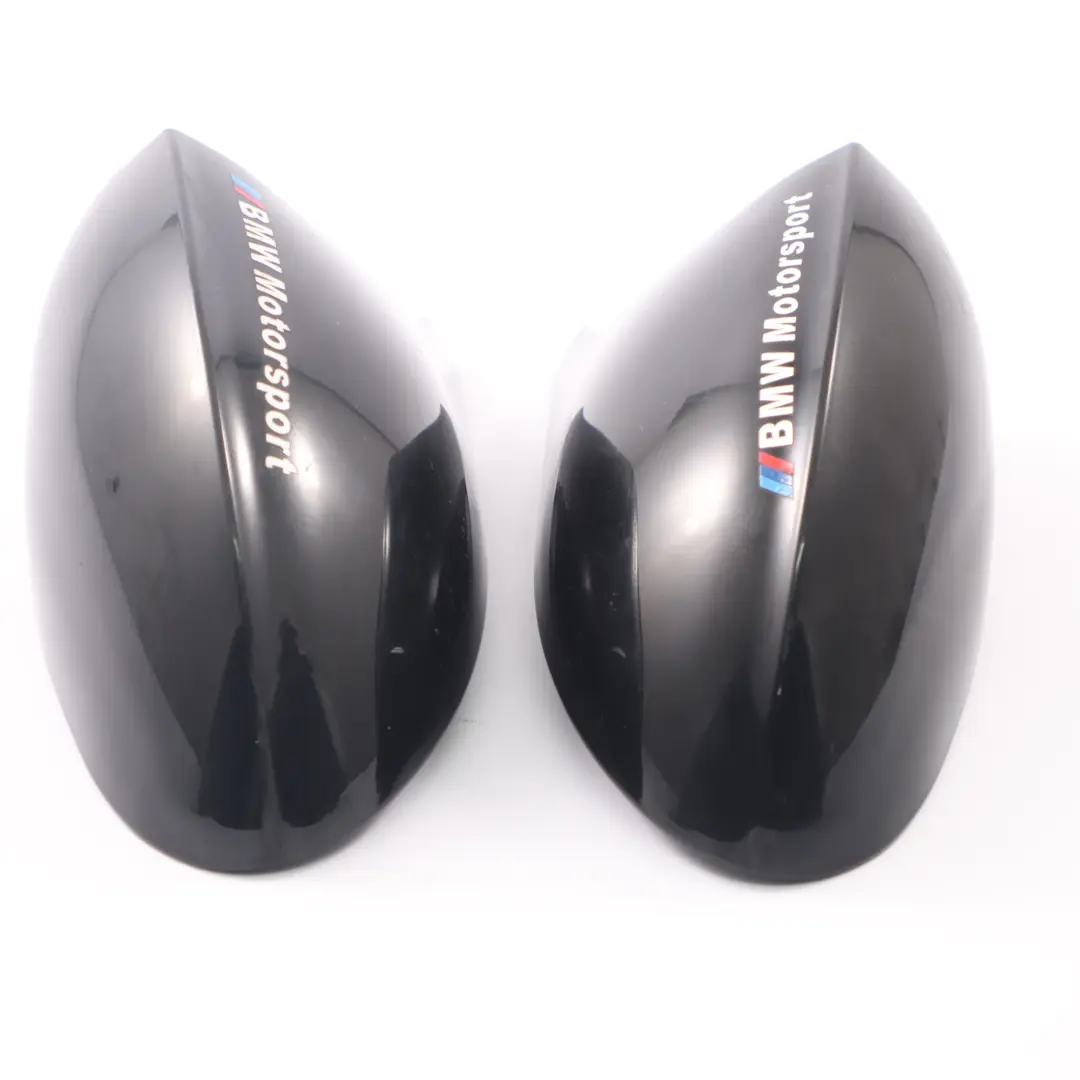  Tapa Espejo BMW E92 E93 Tapa Carcasa Izquierda Derecha Juego Negro - SKU E92-Wing-Mirror-Cover-Set-3 - Número de pieza E92 Wing Mirror Cover Set
