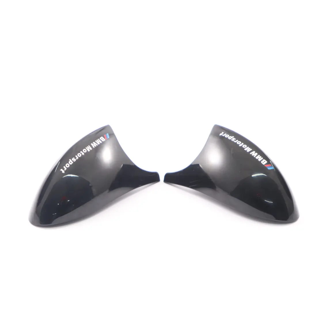  Tapa Espejo BMW E92 E93 Tapa Carcasa Izquierda Derecha Juego Negro - SKU E92-Wing-Mirror-Cover-Set-3 - Número de pieza E92 Wing Mirror Cover Set
