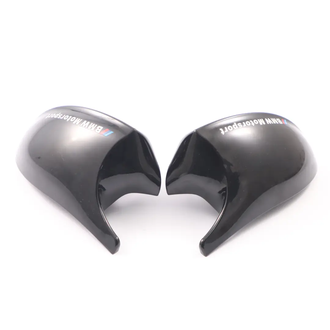  Tapa Espejo BMW E92 E93 Tapa Carcasa Izquierda Derecha Juego Negro - SKU E92-Wing-Mirror-Cover-Set-3 - Número de pieza E92 Wing Mirror Cover Set