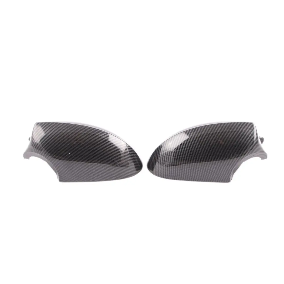 BMW E93 Wing Mirror Cover Left Right Cap N/O/S Casing Carbon Set - SKU E92 Wing Mirror Cover Set - Part number E92