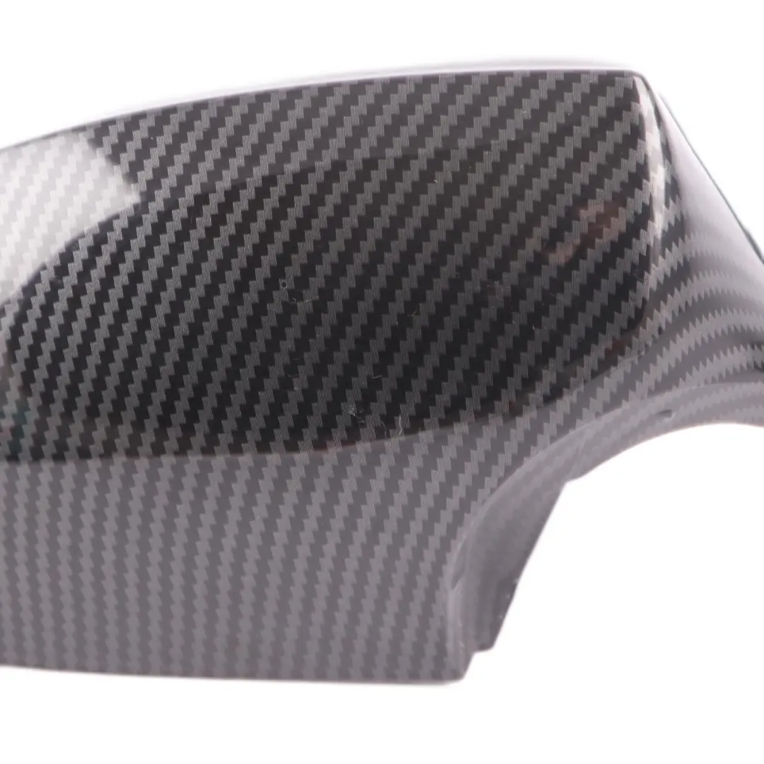 BMW E93 Wing Mirror Cover Left Right Cap N/O/S Casing Carbon Set - SKU E92 Wing Mirror Cover Set - Part number E92