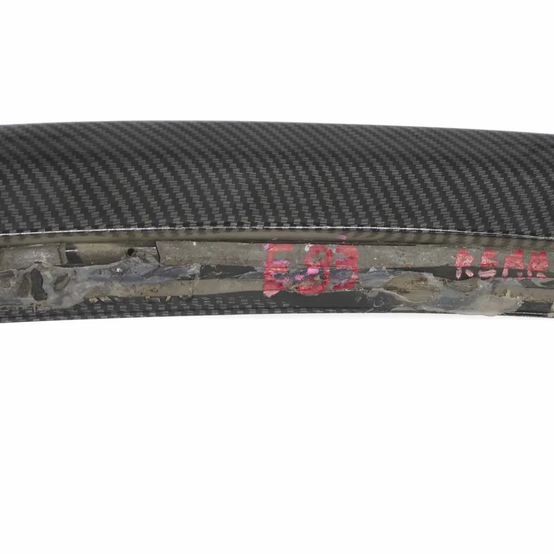 BMW E93 Spoiler Tylnej Klapy Carbon Look - SKU E93 Carbon Spoiler - Numer Części E93 Carbon Spoiler