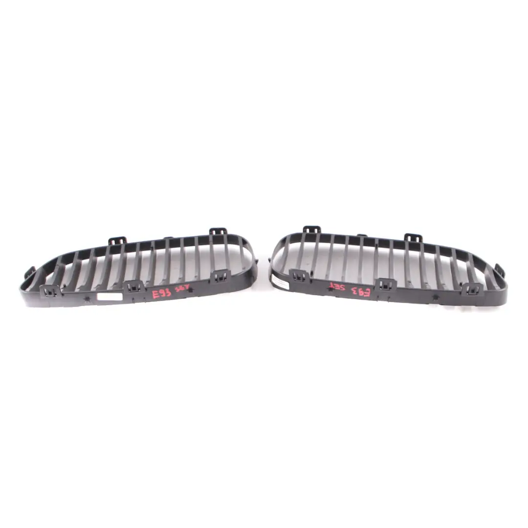 BMW E93 Front Grille Kidney Radiator Air Inlet Left Right N/O/S Covering Set - SKU E93 Grille Set - Part number E93 Grille Set