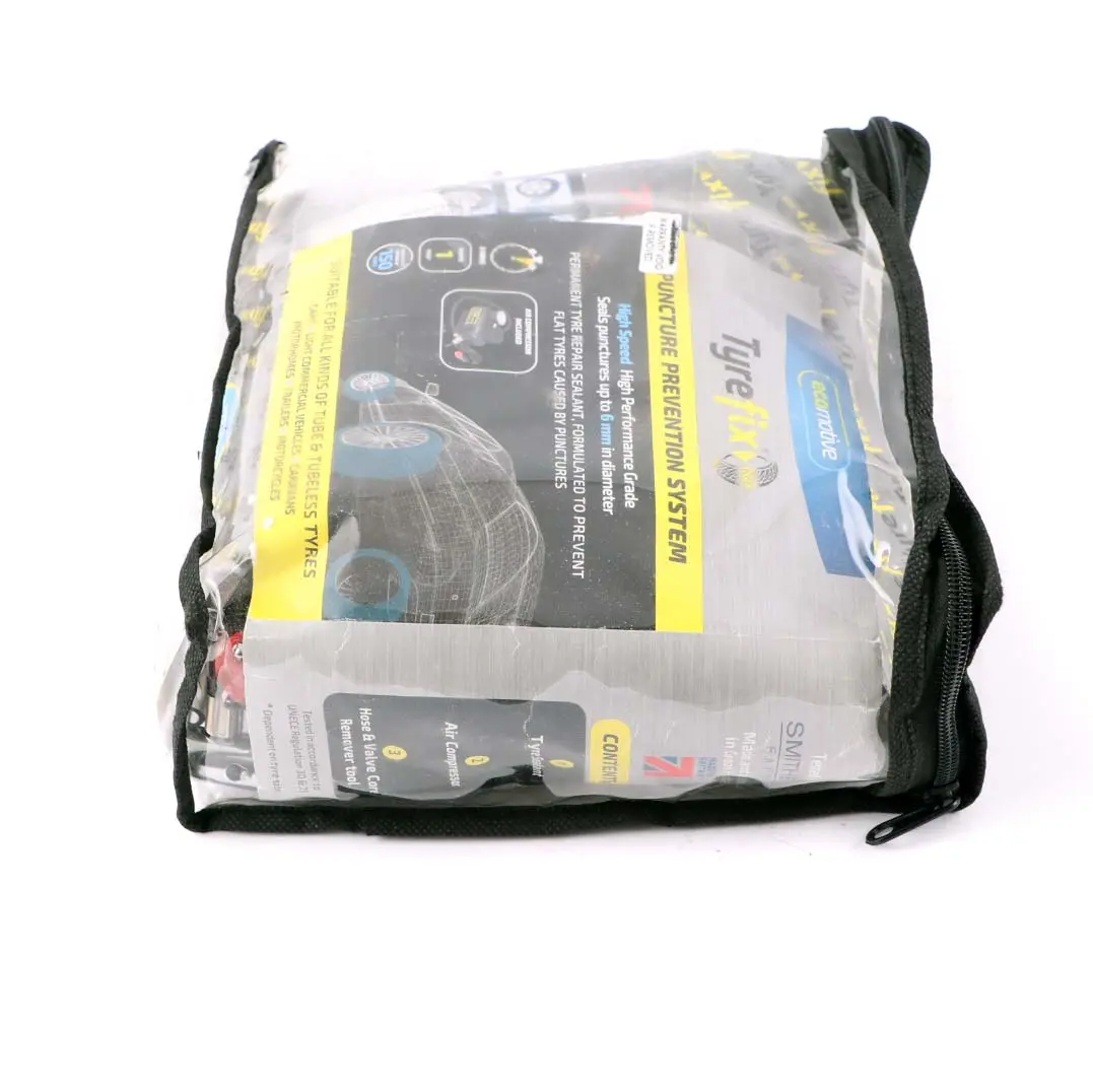 Emergency Tyre Puncture Repair Kit Tyre Sealant to with Part number Air Compressor Emergency Tyre Puncture Repair Kit Tyre Sealant - SKU Ecomotive Tyrefix - Part number Air Compressor