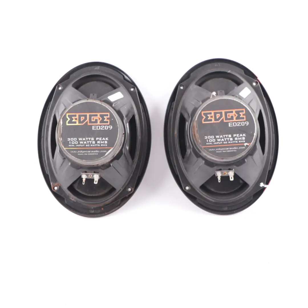 Audio Speaker Set 6" x 9" Oval Audio Stereo Speakers ED209 300W to Edge Car with Part number Edge ED209 Edge Car Audio Speaker Set 6" x 9" Oval Audio Stereo Speakers ED209 300W - SKU Edge ED209 - Part number Edge ED209