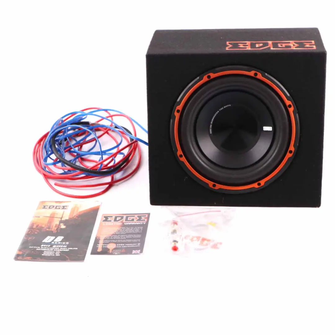 Edge Car Audio Active Bass Box Enclosure Subwoofer Speaker Amplifier ED7200 750W - SKU Edge ED7200 - Part number Edge ED7200