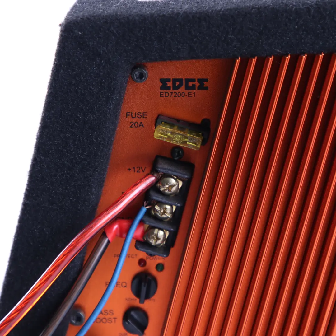 Edge Car Audio Active Bass Box Gehäuse Subwoofer Lautsprecher Verstärker 900W - SKU Edge EDB12A - Teilenummer Edge EDB12A