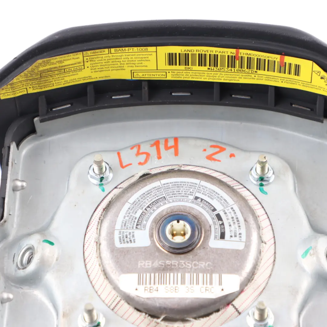 Steering Wheel Airbag Driver's Side Module to Land Rover Freelander 1 with Part number EHM000050PUY Land Rover Freelander 1 Steering Wheel Airbag Driver's Side Module - SKU EHM000050PUY - Part number EHM000050PUY