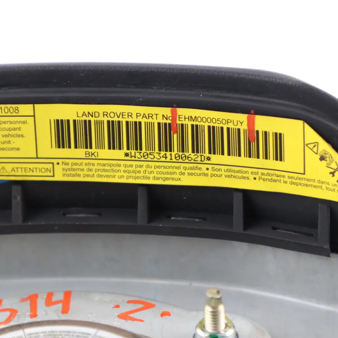 Steering Wheel Airbag Driver's Side Module to Land Rover Freelander 1 with Part number EHM000050PUY Land Rover Freelander 1 Steering Wheel Airbag Driver's Side Module - SKU EHM000050PUY - Part number EHM000050PUY