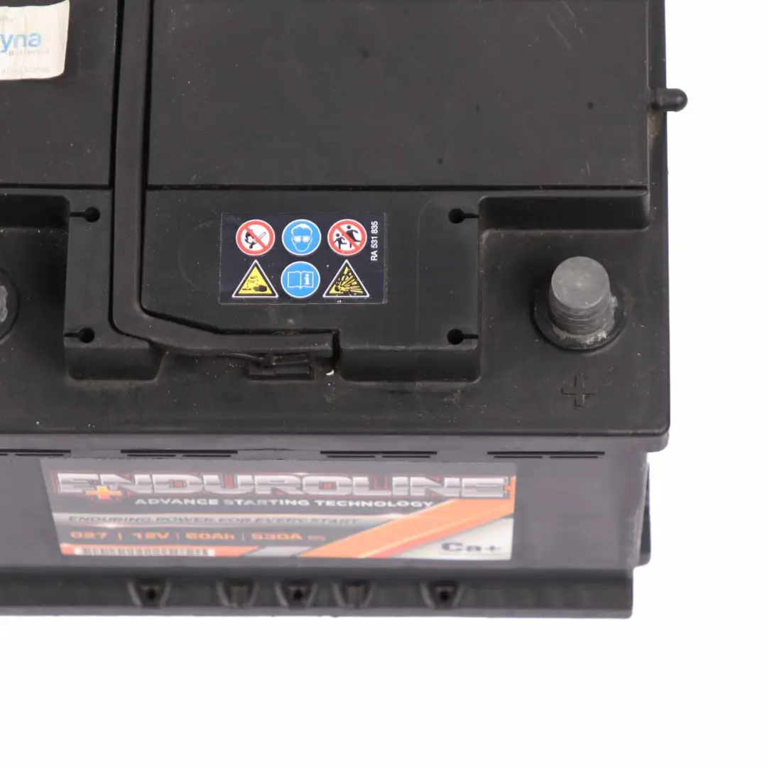 Enduroline 12V Calcium Accumulator Battery 60Ah 530A to with Part number Halfords 76Ah Accumulator Enduroline 12V Calcium Accumulator Battery 60Ah 530A - SKU Enduroline 60Ah Accumulator - Part number Halfords 76Ah Accumulator