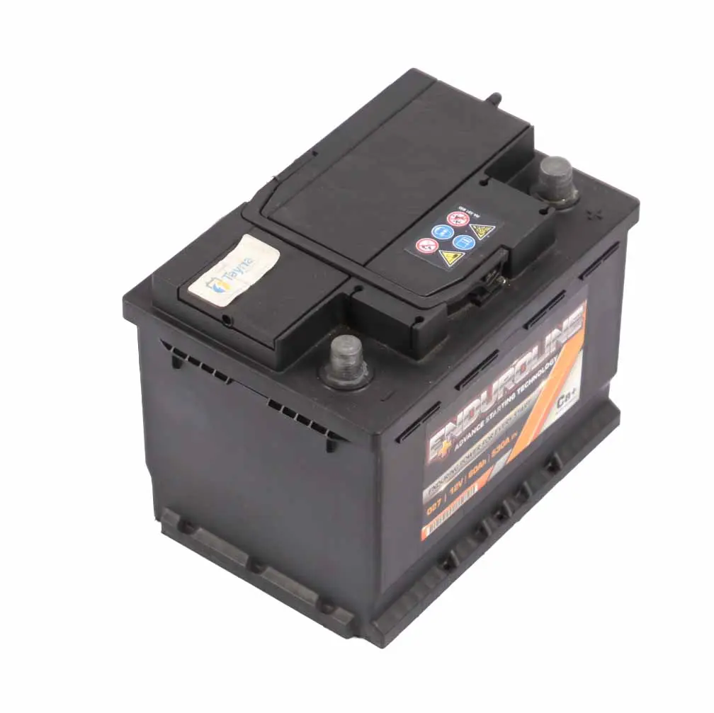  Enduroline 12V Calcium Accumulator Battery 60Ah 530A - SKU Enduroline 60Ah Accumulator - Part number Halfords 76Ah Accumulator