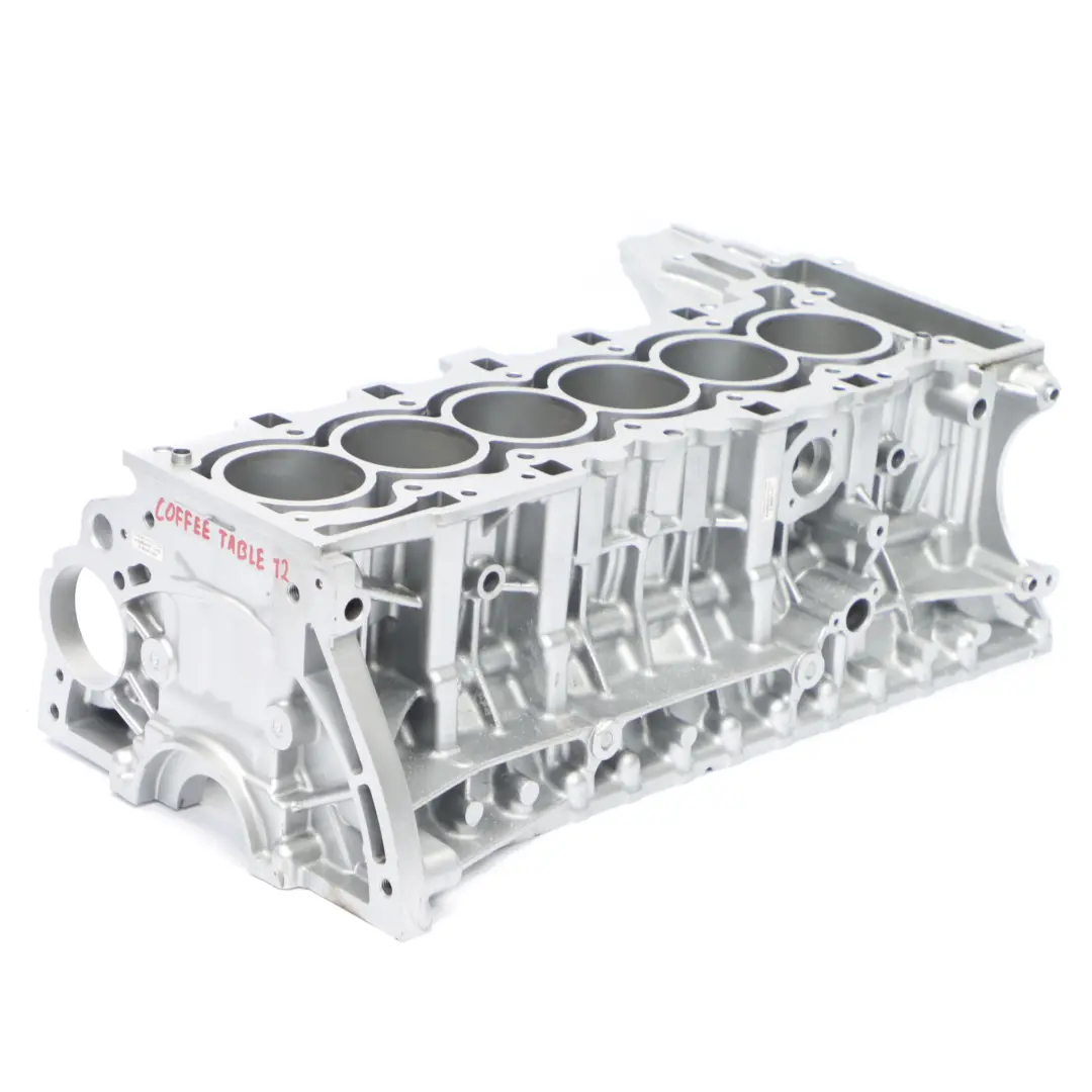 BMW Engine 6 Cylinder Block For Coffee Table Project - NOT USEABLE AS PARTS - SKU Engine Block For Coffee Table-11 - Part number Engine Block For Coffee Table