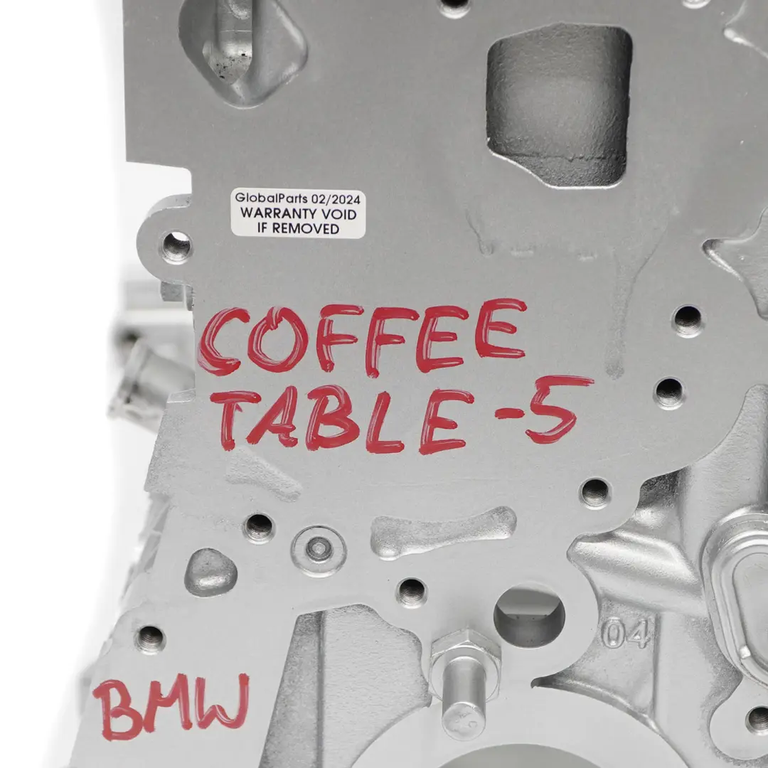 BMW Engine 6 Cylinder Block For Coffee Table Project - NOT USEABLE AS PARTS - SKU Engine Block For Coffee Table-5 - Part number Engine Block For Coffee Table