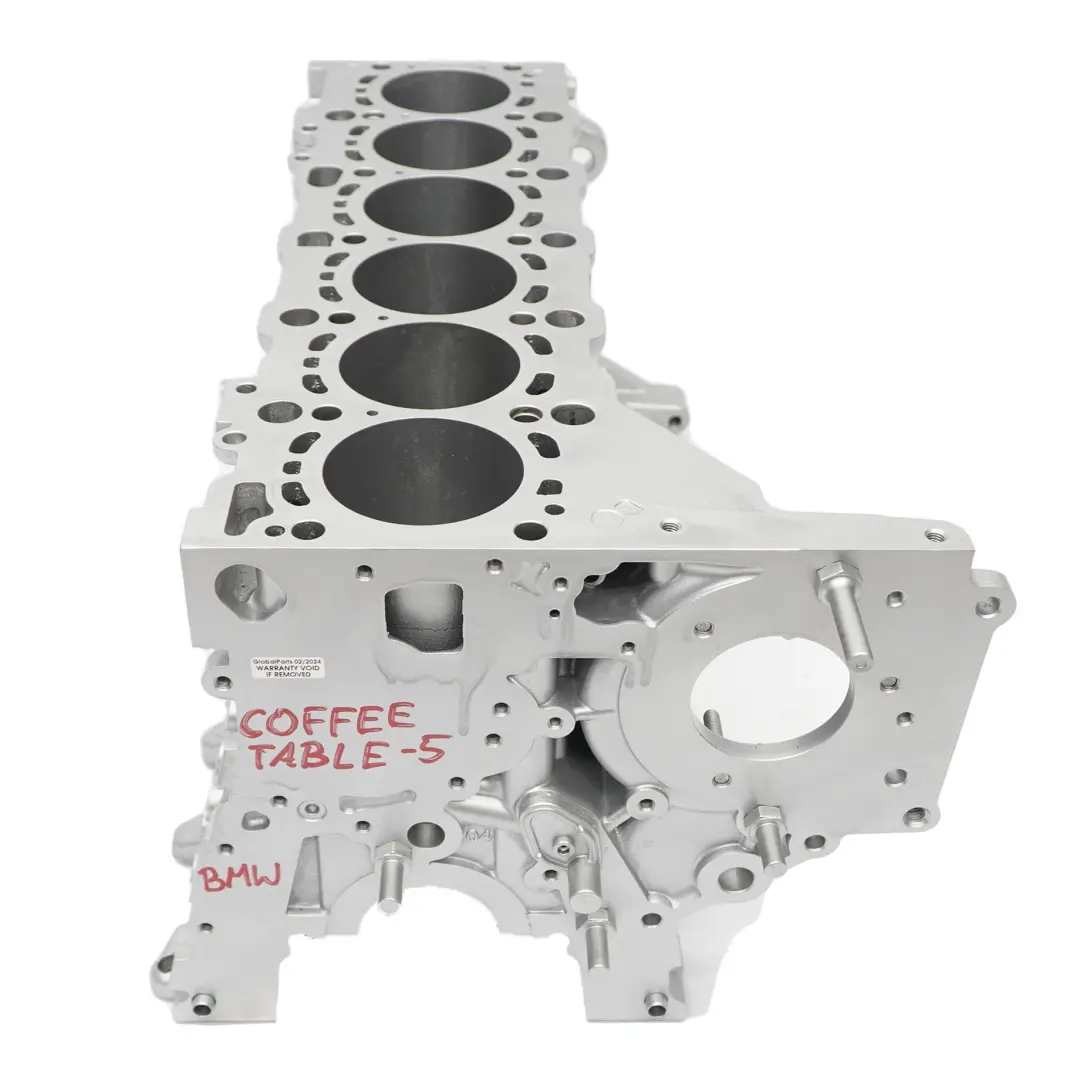 BMW Engine 6 Cylinder Block For Coffee Table Project - NOT USEABLE AS PARTS - SKU Engine Block For Coffee Table-5 - Part number Engine Block For Coffee Table