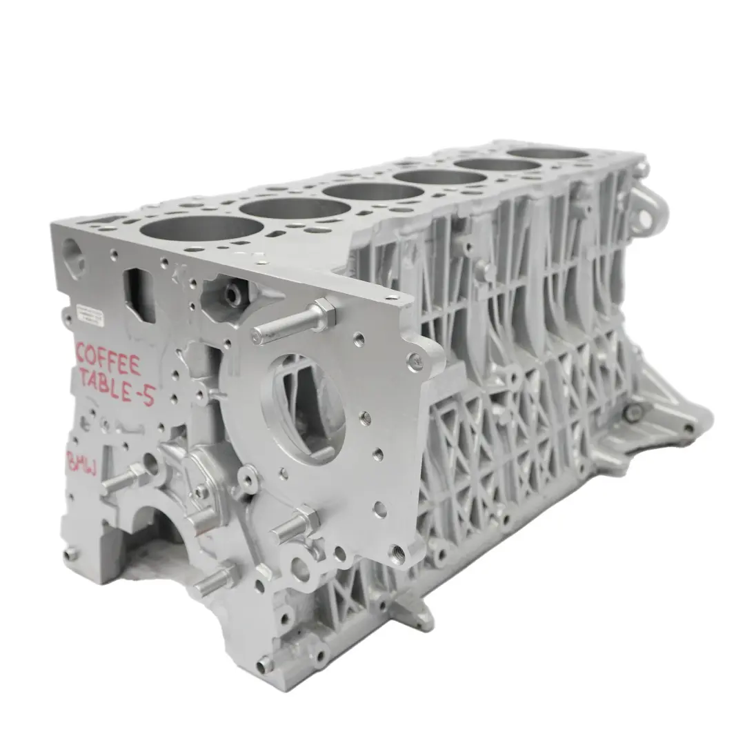 BMW Engine 6 Cylinder Block For Coffee Table Project - NOT USEABLE AS PARTS - SKU Engine Block For Coffee Table-5 - Part number Engine Block For Coffee Table