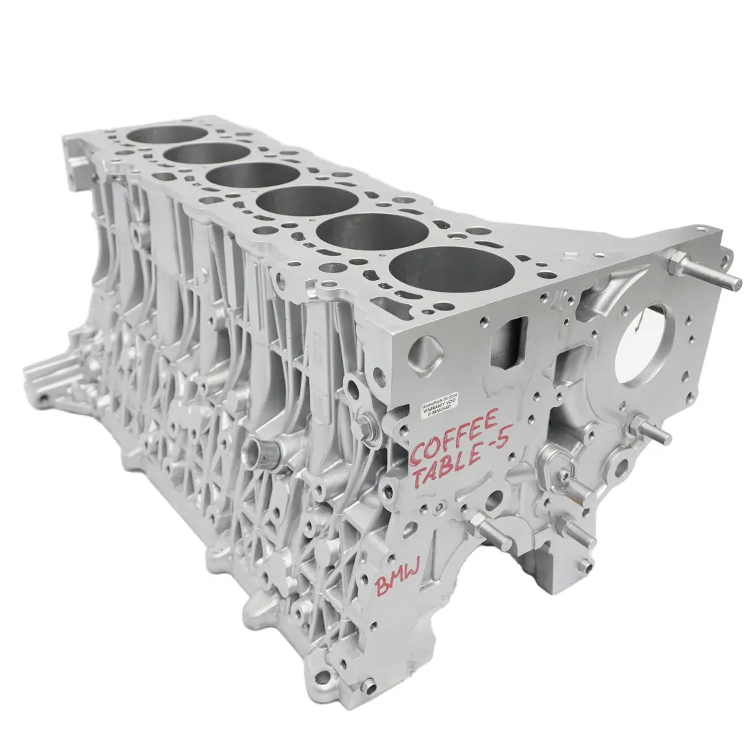 BMW Engine 6 Cylinder Block For Coffee Table Project - NOT USEABLE AS PARTS - SKU Engine Block For Coffee Table-5 - Part number Engine Block For Coffee Table