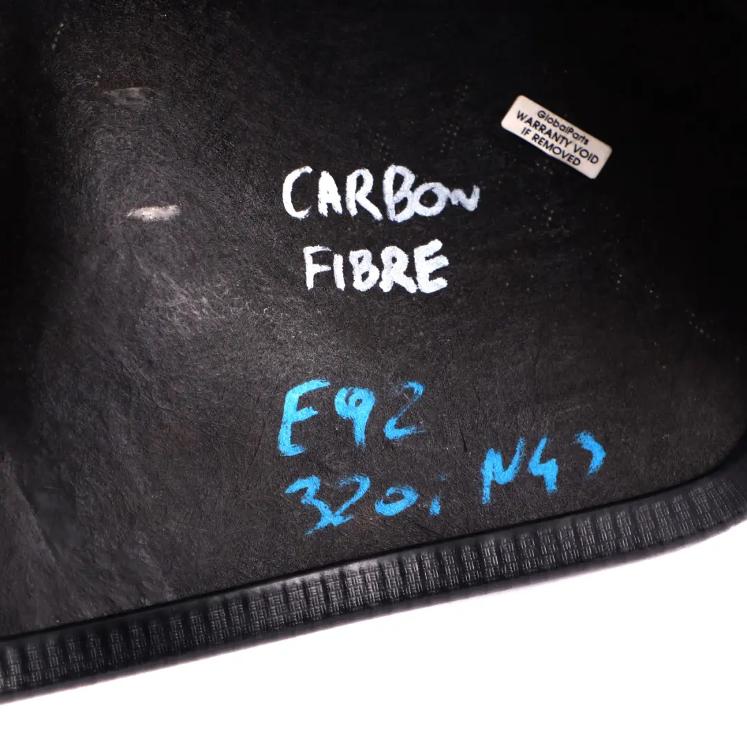 N43 Housing Lid Panel Carbon Fibre to BMW E90 E91 E92 E93 320i with Part number Engine Cover BMW E90 E91 E92 E93 320i N43 Housing Lid Panel Carbon Fibre - SKU Engine Cover - Part number Engine Cover