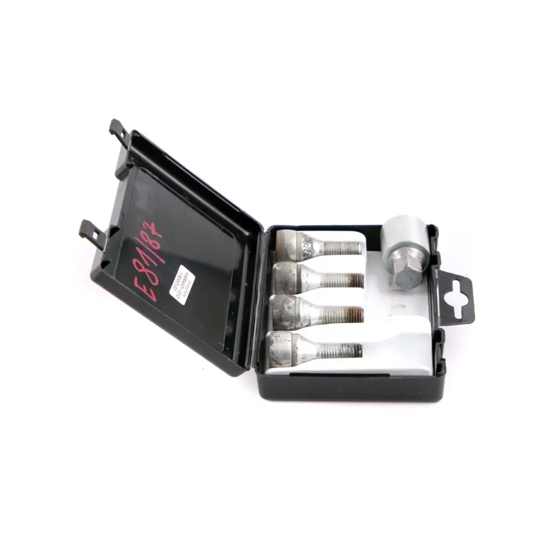 Locking Alloy Bolt Locks Security Nut Set M12x1.50 to BMW 1 E81 E87 Wheel with Part number Evo Mk5 BMW 1 E81 E87 Wheel Locking Alloy Bolt Locks Security Nut Set M12x1.50 - SKU Evo Mk5 - Part number Evo Mk5